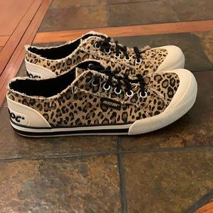 CUTE ROCKET DOG LEOPARD PRiNT SNEAKERS😍 SIZE 8